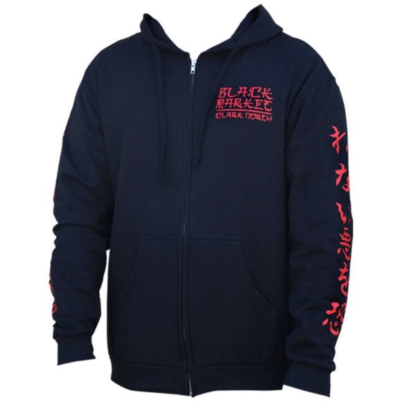 Scorned Japanese Demon Tattoo Art Black Hoodie S- M-L-XL-2XL NWT - Picture 4 of 9